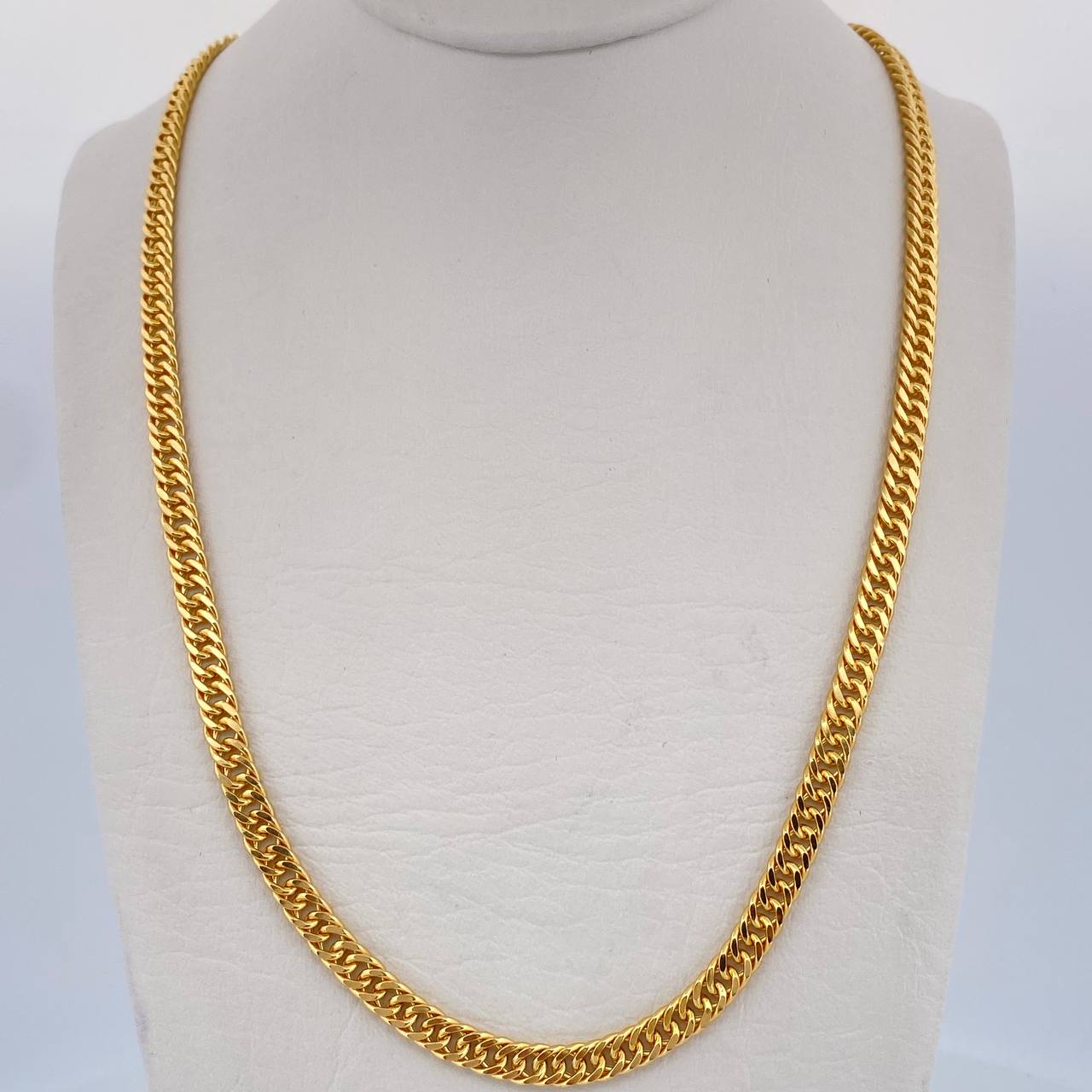 Cuban Links Reticulated 10.2gr / 59.9cm / 3.9mm Yellow Gold +3 18K $