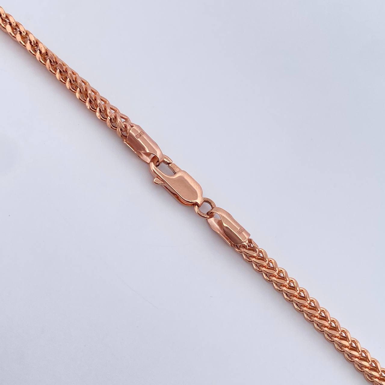 Cadena Franco 11.65gr / 60.7cm / 2.8mm Oro Rosa +4 18K $