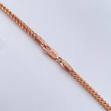 Cadena Franco 11.65gr / 60.7cm / 2.8mm Oro Rosa +4 18K $