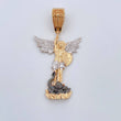Pendant San Miguel Arcangel 9.85gr / 5.3cm / Tres Oros 18K $