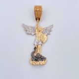 Dije San Miguel Arcangel 10.15gr / 5.3cm /  Tres Oros 18K $