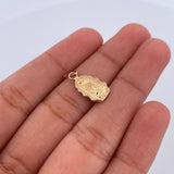 Pendant Virgin Guadalupe 0.55gr / 2cm / Smooth 18K Yellow Gold $