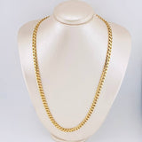 Cadena Cubana 24.95 g / 24 in / 6 mm Oro Amarillo 18K