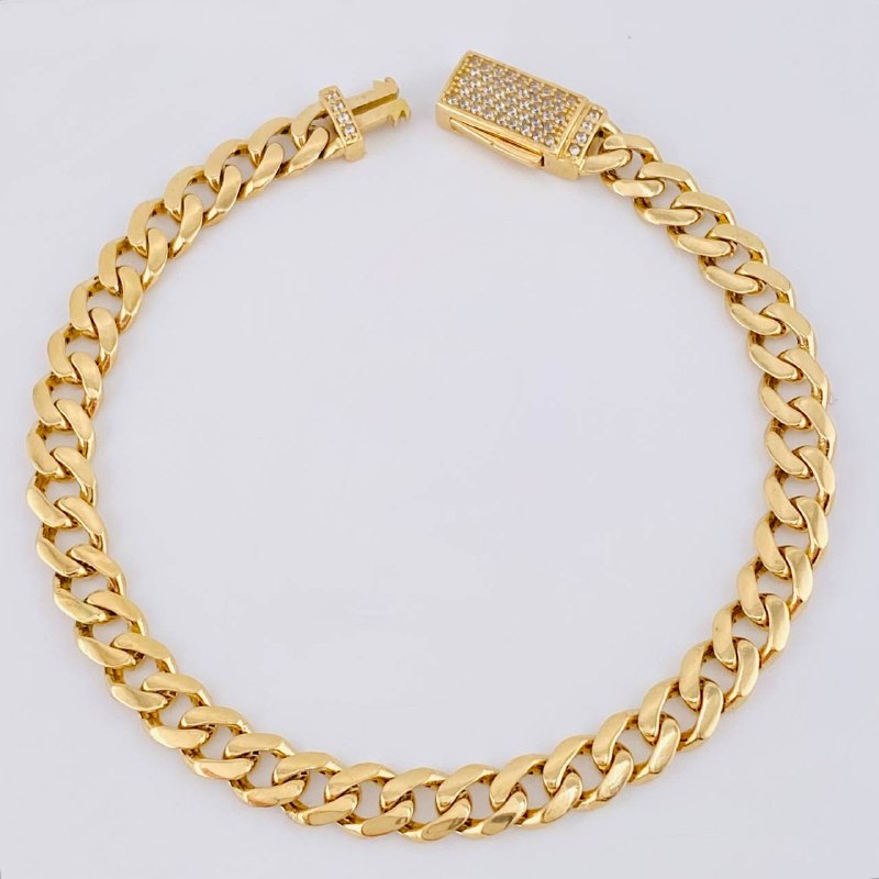 Cuban Links Bracelet 8.15 g / 7 3/4 in / 6 mm 18K Yellow Gold