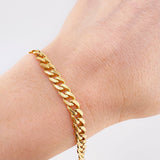 Cuban Links Bracelet 8.15 g / 7 3/4 in / 6 mm 18K Yellow Gold