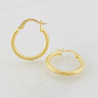 Candongas Zion 1.5g / 3/4 in Oro Amarillo 18K