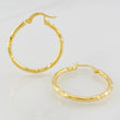 Candongas Megan 1.9g / 1 1/4 in Oro Amarillo 18K