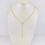 Rosary Miraculous Virgin Cross 6.3g / 22 in / 3mm Yellow Gold 18K