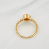 Halo Circle Ring 2.2g / T7 Yellow Gold 18K