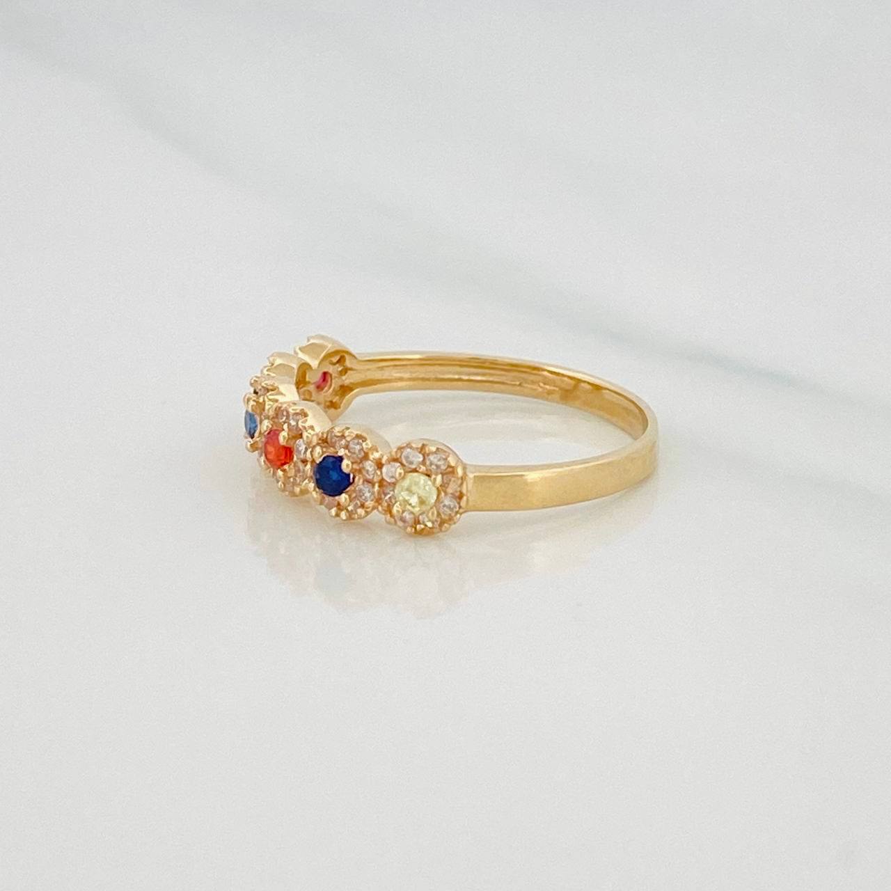 Anillo Churumbela Tupido 2.25g / T5 1/2 Oro Amarillo 18K