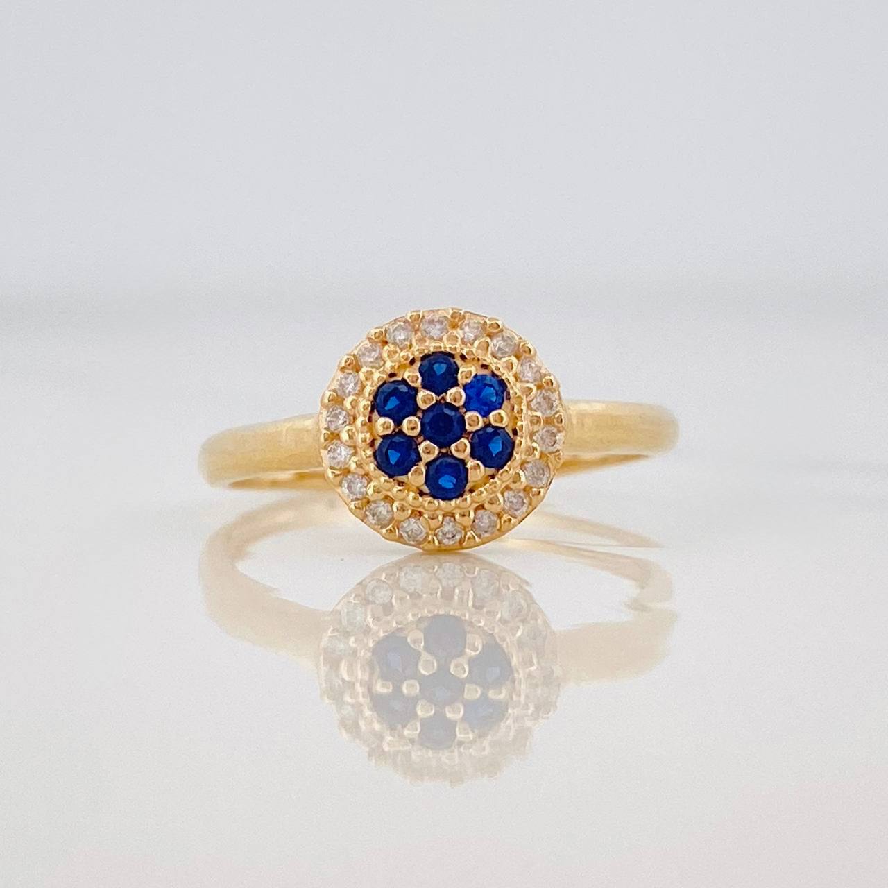 Halo Circle Ring 1.9g / T5 1/2 Yellow Gold 18K