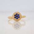 Halo Circle Ring 1.9g / T5 1/2 Yellow Gold 18K