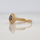 Halo Circle Ring 1.9g / T5 1/2 Yellow Gold 18K