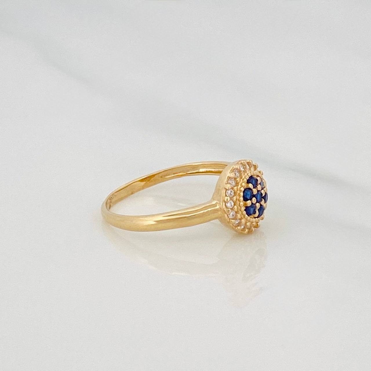 Halo Circle Ring 1.9g / T5 1/2 Yellow Gold 18K