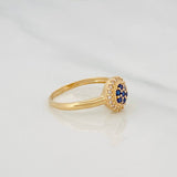Halo Circle Ring 1.9g / T5 1/2 Yellow Gold 18K