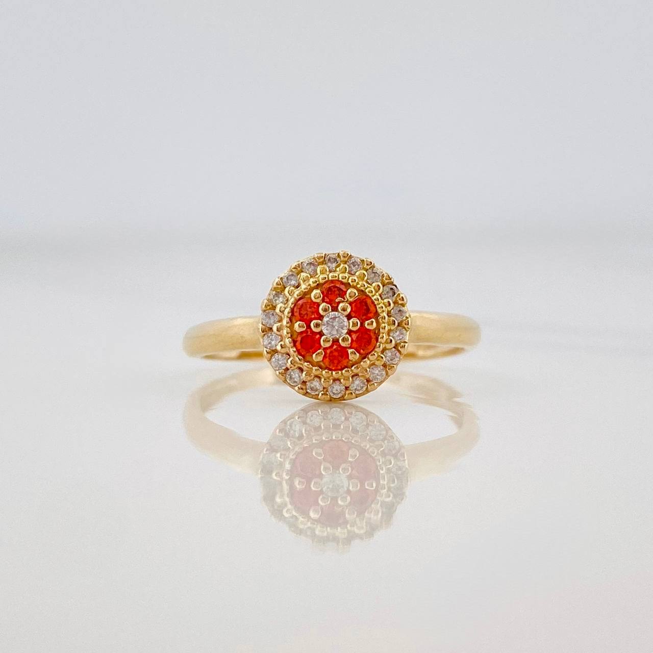 Halo Circle Ring 1.8g / T5 3/4 Yellow Gold 18K
