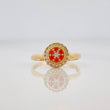 Halo Circle Ring 1.8g / T5 3/4 Yellow Gold 18K
