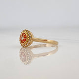 Halo Circle Ring 1.8g / T5 3/4 Yellow Gold 18K