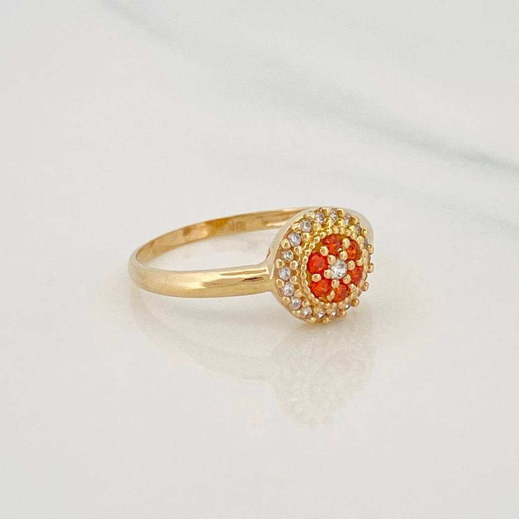 Halo Circle Ring 1.8g / T5 3/4 Yellow Gold 18K