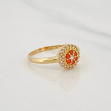Halo Circle Ring 1.8g / T5 3/4 Yellow Gold 18K