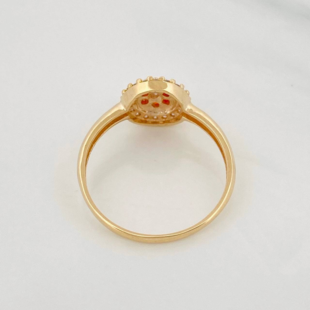 Halo Circle Ring 1.8g / T5 3/4 Yellow Gold 18K