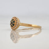 Halo Circle Ring 1.75g / T6 3/4 Yellow Gold 18K