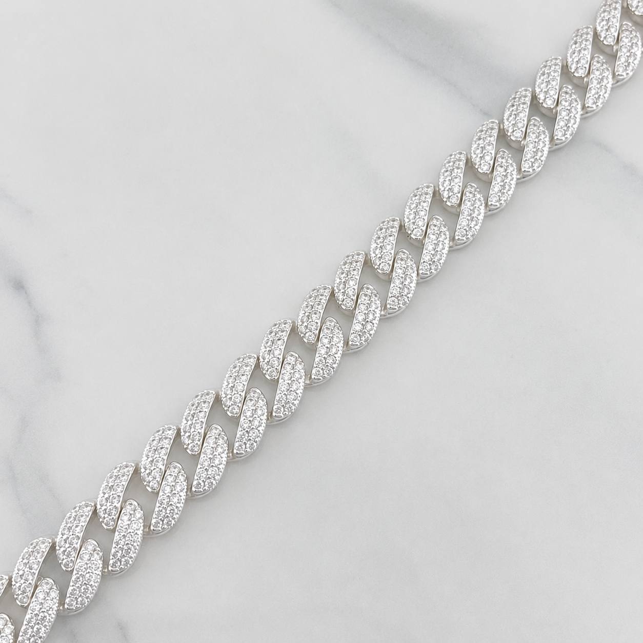 Cuban Links Bracelet 19.4g / 8 1/4 in / 8mm Silver 925