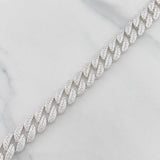 Cuban Links Bracelet 19.4g / 8 1/4 in / 8mm Silver 925