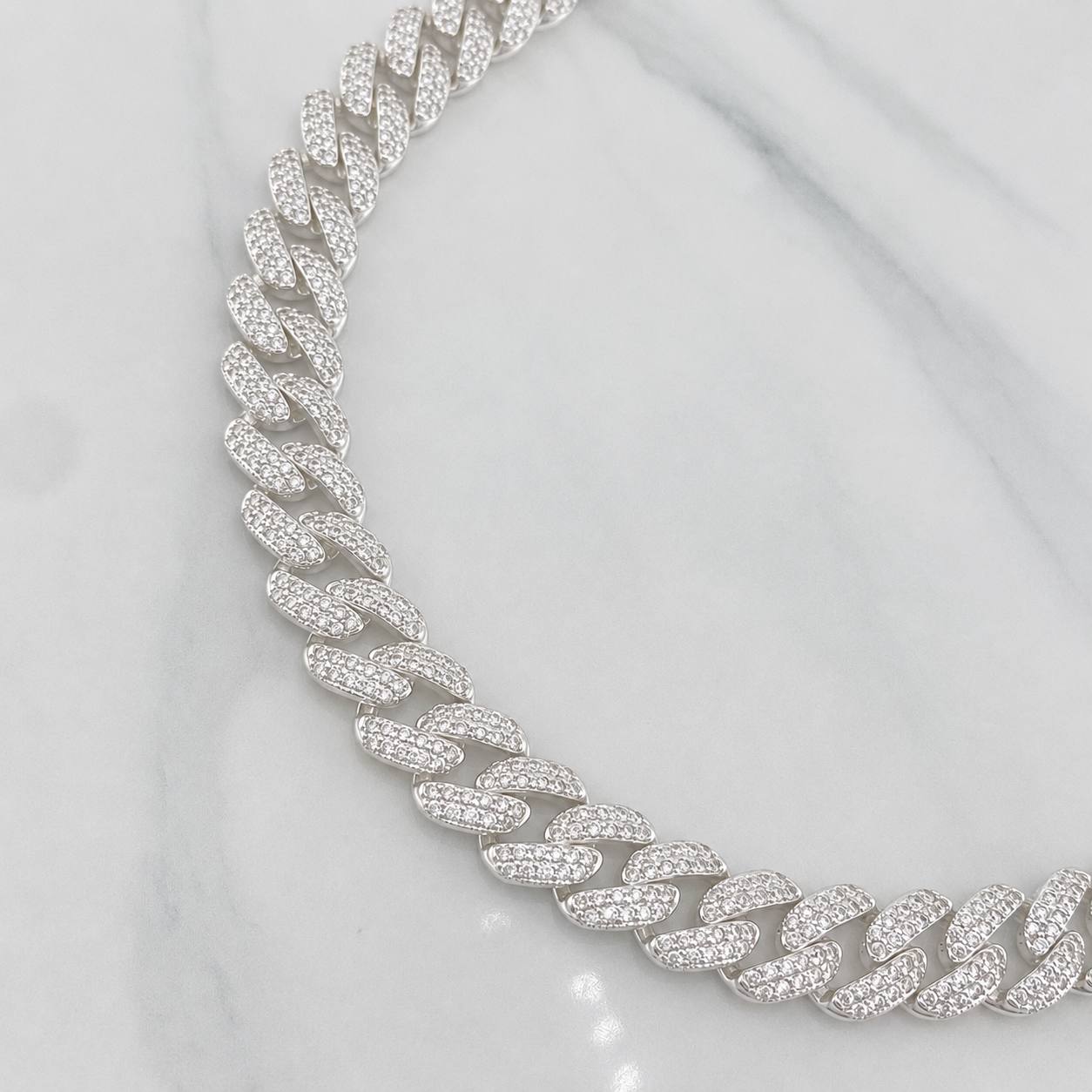 Cuban Links Bracelet 19.4g / 8 1/4 in / 8mm Silver 925