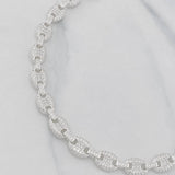 Diamond Cut Gc Bracelet 12.3g / 7 in / 6.2mm Silver 925