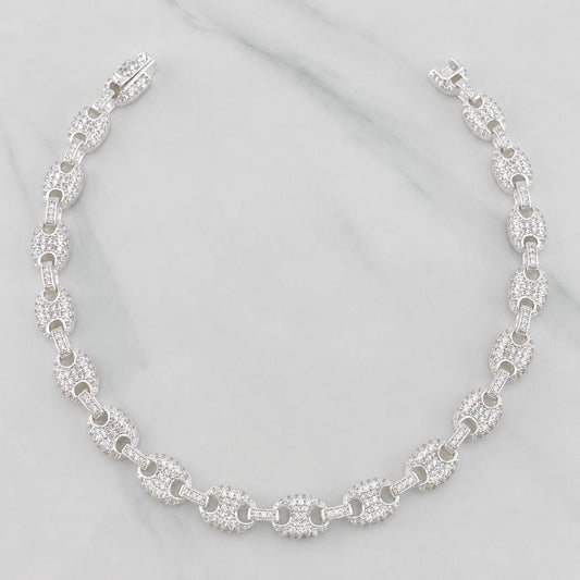 Pulso Gc Diamantado 12.2g / 7 in / 6.2mm Plata 925