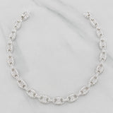 Diamond Cut Gc Bracelet 12.3g / 7 in / 6.2mm Silver 925