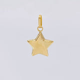 Dije Estrella 0.6g / 3/4 in Oro Amarillo 18K