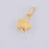 Pendant Star 0.25g / 1/2 in Yellow Gold 18K