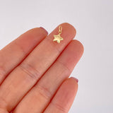 Pendant Star 0.25g / 1/2 in Yellow Gold 18K