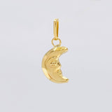 Dije Luna 0.3g / 3/4 in Oro Amarillo 18K