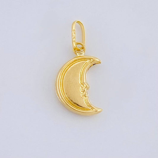 Dije Media Luna 0.55g / 3/4 in Oro Amarillo 18K