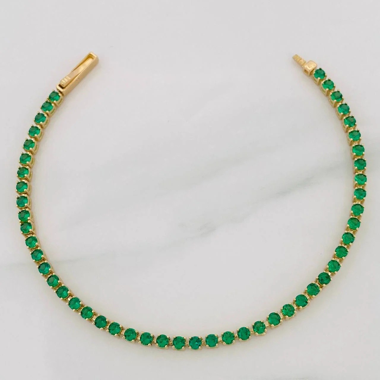 Pulso Tennis 6.95g / 7 in / 2.8mm Oro Amarillo 18K