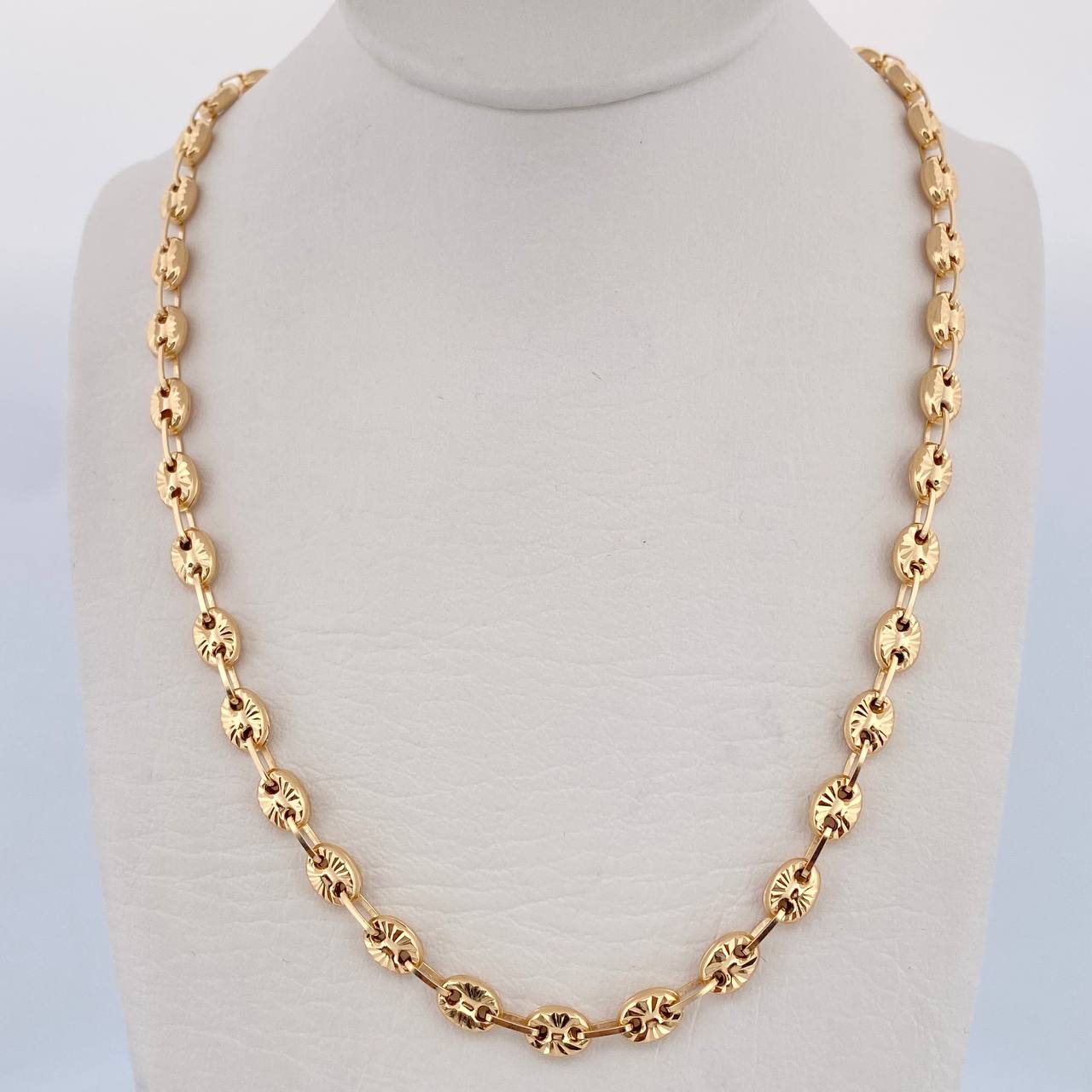 Cadena GC 14.4gr / 58.5cm / 5mm Diamantada Oro Amarillo 18K $