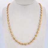 Cadena GC 9.65gr / 46.3cm / 4mm Diamantada Oro Amarillo 18K &