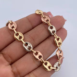 Pulso GC 7.6gr / 22.4cm / 8mm Tres Oros 18K $