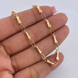 Pulso Rustico Yelmo 3.4gr / 20.4cm / 3.3mm Oro Amarillo 18K $