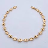 Bracelet GC 5.5gr / 20.8cm / 5mm Diamond Cut 18K Yellow Gold $