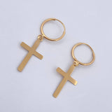 Hoop Earrings Cruz 1.15gr / 3.6cm / 1.2mm Polished 18K Yellow Gold $