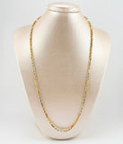 Special Rope Chain 15.65gr / 23 1/2 in / 3.4mm Three Golds +3 18K *
