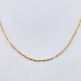 Special Rope Chain 15.65gr / 23 1/2 in / 3.4mm Three Golds +3 18K *