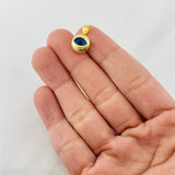 Dije Ojo Turco 1.05g / 1/2 in Oro Amarillo 18K