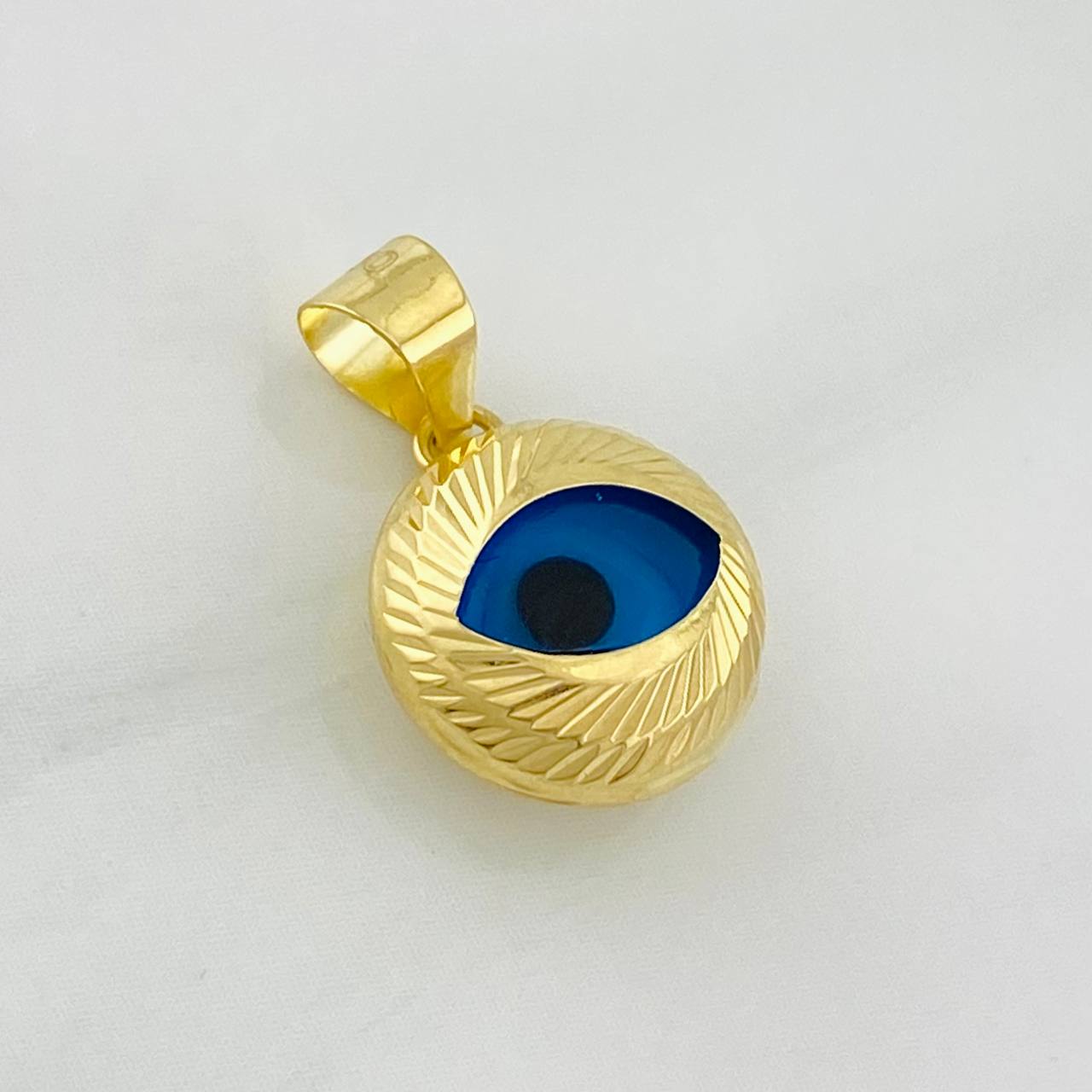 Dije Ojo Turco 1.05g / 1/2 in Oro Amarillo 18K