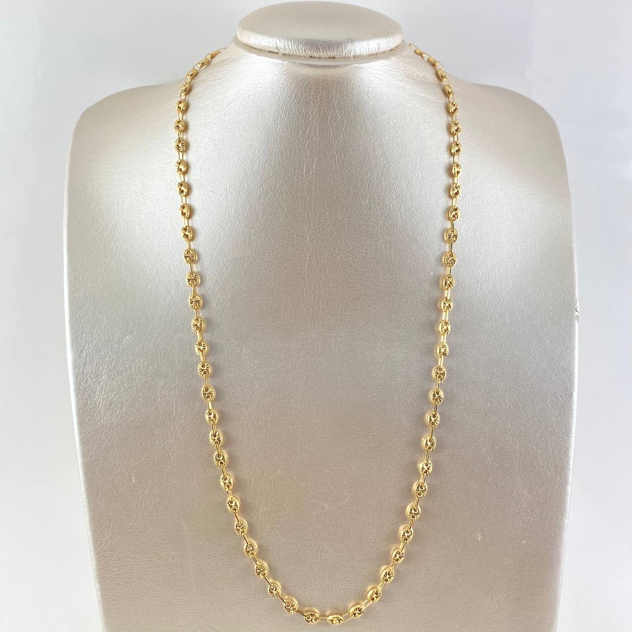 Cadena GC 8.05gr / 65cm / 3.3mm Diamantada Oro Amarillo 18K ©
