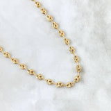 Cadena GC 9.1gr / 45cm / 4.7mm Diamantada Oro Amarillo 18K ©
